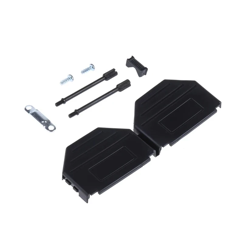 MH Connectors MHDPPK-SLIM Series Polyamide Straight D-Sub Backshell, 25 Way Strain Relief MHDPPK25-K