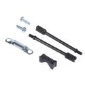 MH Connectors MHDPPK-SLIM Series Polyamide Straight D-Sub Backshell, 25 Way Strain Relief MHDPPK25-K
