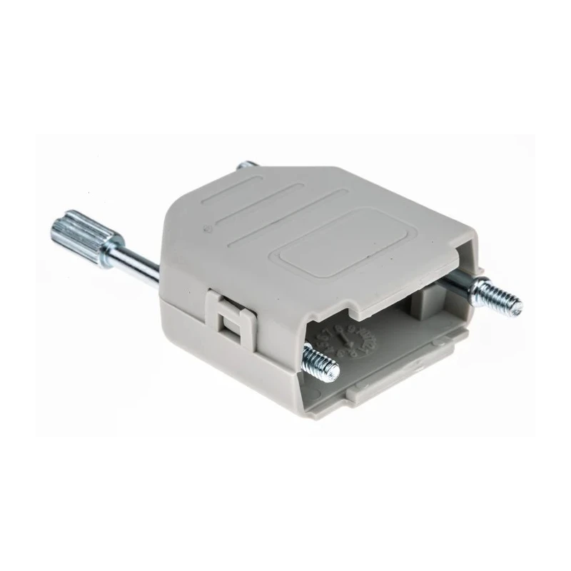 MH Connectors MHDPPK-SLIM Series Polyamide Straight D-Sub Backshell, 9 Way, Ivory, Strain Relief MHDPPK9-I-K