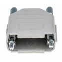 MH Connectors MHDPPK-SLIM Series Polyamide Straight D-Sub Backshell, 9 Way, Ivory, Strain Relief MHDPPK9-I-K