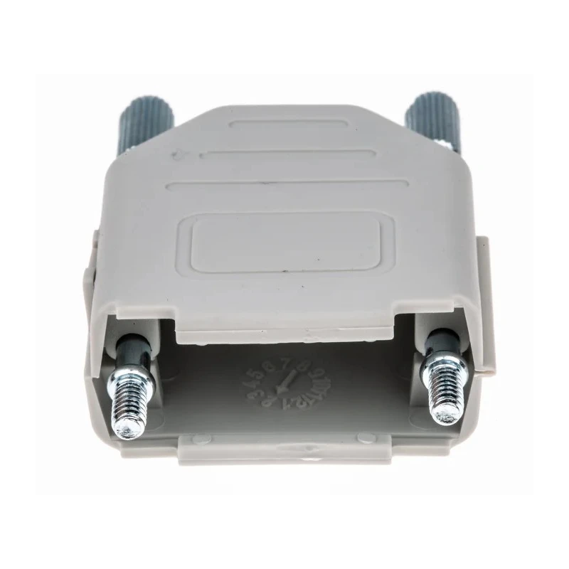 MH Connectors MHDPPK-SLIM Series Polyamide Straight D-Sub Backshell, 9 Way, Ivory, Strain Relief MHDPPK9-I-K