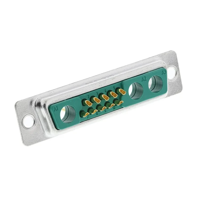 FCT from Molex 13 Way Straight Panel Mount D-Sub Connector Male FM13W3P-K120 / 1731070063, 5A, Steel, 1000V