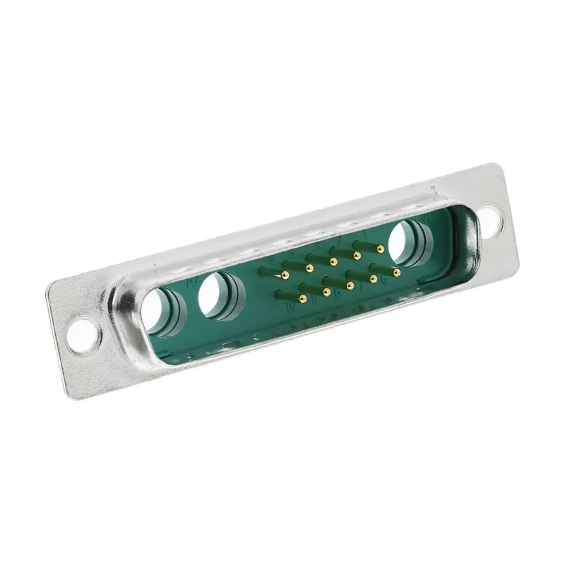 FCT from Molex 13 Way Straight Panel Mount D-Sub Connector Male FM13W3P-K120 / 1731070063, 5A, Steel, 1000V