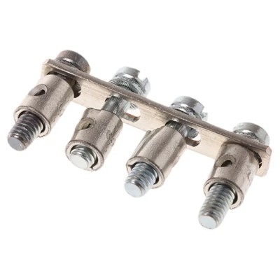 Weidmüller Q Series Jumper Bar for Terminal Block, Copper Zinc Alloy, Grey 0336600000