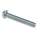 System Zero Zinc Plated Steel Flange Button Tamper Proof Security Screw M5 x 30 mm SZM0530-Z