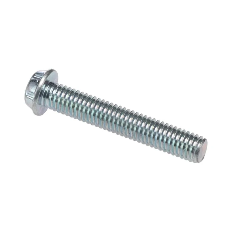System Zero Zinc Plated Steel Flange Button Tamper Proof Security Screw M5 x 30 mm SZM0530-Z
