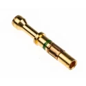 ITT Cannon Female Crimp Circular Connector Contact, 20AWG, 13A, Gold Plated, QM Series, 192991-0497
