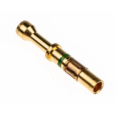 ITT Cannon Female Crimp Circular Connector Contact, 20AWG, 13A, Gold Plated, QM Series, 192991-0497