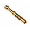 ITT Cannon Female Crimp Circular Connector Contact, 20AWG, 13A, Gold Plated, QM Series, 192991-0497