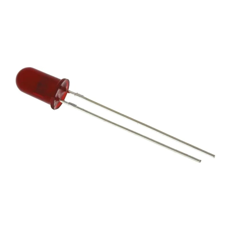 Broadcom 1.8 V Red LED 5 mm T-1 3/4 Through Hole HLMP-D101