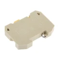 Weidmüller SAKR Series Test Disconnect Terminal Block, Brown, 4 mm², 1-Level, 400V, Screw, Snap-On 0412760000