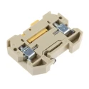 Weidmüller SAKR Series Test Disconnect Terminal Block, Brown, 4 mm², 1-Level, 400V, Screw, Snap-On 0412760000