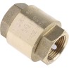 RS PRO Brass Threaded Single Check Valve 3/4 Inch, 12 bar, Threaded, Model 486-158