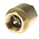 RS PRO Brass Threaded Single Check Valve 3/4 Inch, 12 bar, Threaded, Model 486-158