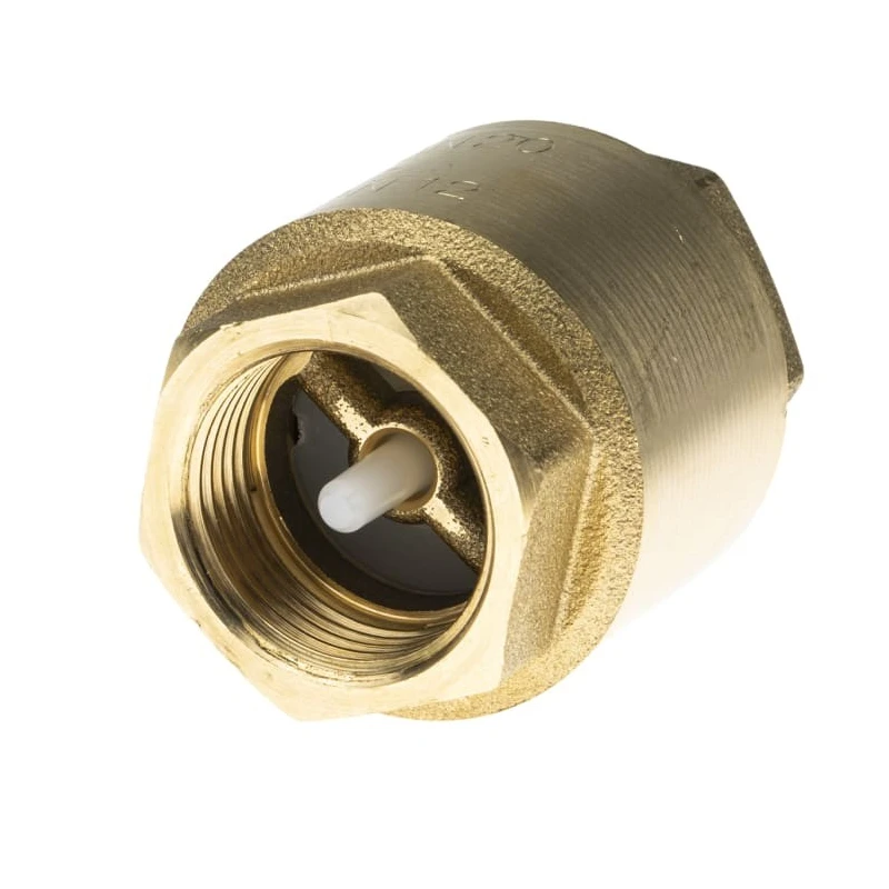 RS PRO Brass Threaded Single Check Valve 3/4 Inch, 12 bar, Threaded, Model 486-158