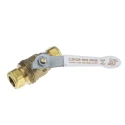 RS PRO Brass Compression Ball Valve 2-Way, Compression Fittings, 15 mm, 16 Bar, Dezincification-Resistant, Lever 486-293