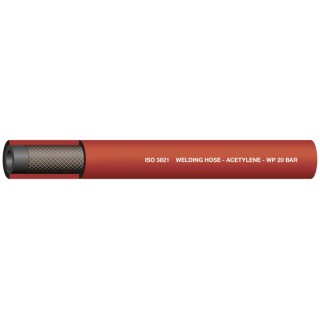 RS PRO Ethylene Propylene Diene Monomer Hose Pipe, 6.3 mm ID, 13.3 mm OD, Red, 25 m 486-518