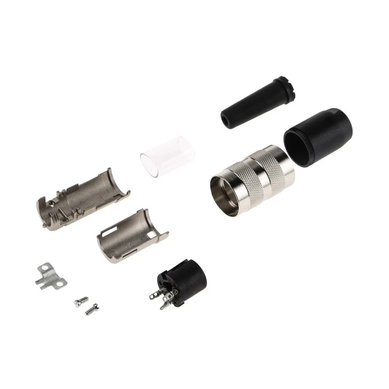 Amphenol Industrial 3 Pole Straight Cable DIN Socket, M16, 4A, 300V, Female, IP40, Die Cast Nickel Body, T3261001
