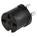 Amphenol Industrial 3 Pole Straight Cable DIN Socket, M16, 4A, 300V, Female, IP40, Die Cast Nickel Body, T3261001