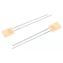 Broadcom Rectangular Through Hole LED HLMP-S400, 1.9V, Yellow, Red, Orange, Green, 2x5mm, Diffused, 300mA