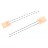 Broadcom Rectangular Through Hole LED HLMP-S400, 1.9V, Yellow, Red, Orange, Green, 2x5mm, Diffused, 300mA
