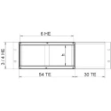 nVent SCHROFF EuropacPRO Series Rack Mount Kit, Steel/Aluminium/Zinc, 3U, 4 Pcs, Double Euroboards, IEC 60603 24564-127