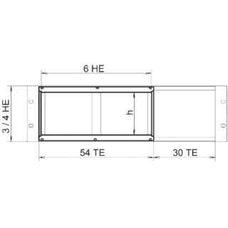 nVent SCHROFF EuropacPRO Series Rack Mount Kit, Steel/Aluminium/Zinc, 3U, 4 Pcs, Double Euroboards, IEC 60603 24564-127