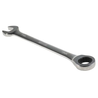 RS PRO Combination Ratchet Spanner, 30 mm, Chrome Vanadium Steel, Chrome Finish, ANSI b.107.6 487-286