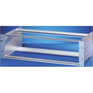 nVent SCHROFF europac PRO Series Rack Mount Chassis 6U, Aluminium, Stainless Steel, 84HP, 295mm Depth 24563-493