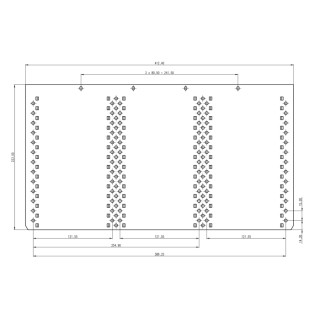 nVent Schroff Aluminium Cover Plate for Rack Panel, IEC 60297 Standard, Germany, Model 30860-521