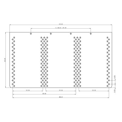 nVent Schroff Aluminium Cover Plate for Rack Panel, IEC 60297 Standard, Germany, Model 30860-521