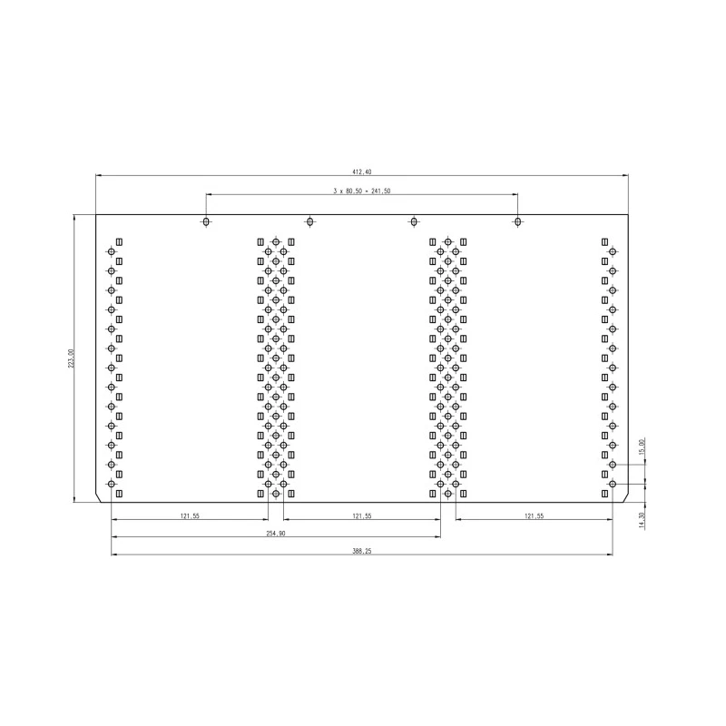nVent Schroff Aluminium Cover Plate for Rack Panel, IEC 60297 Standard, Germany, Model 30860-521