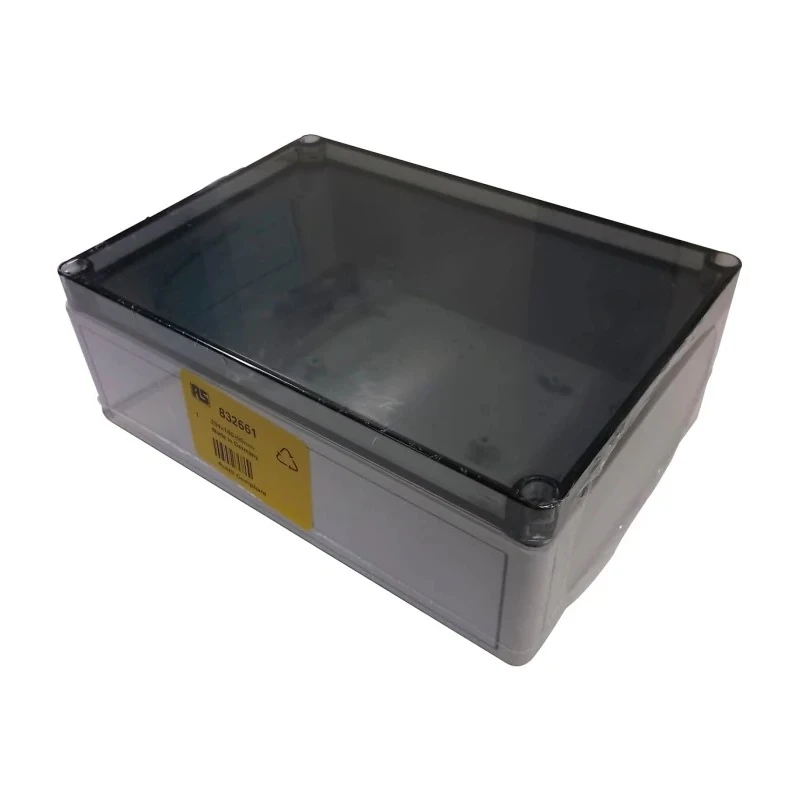 Spelsberg TK PC Series Polycarbonate Enclosure Grey Transparent Lid 254x180x90 mm IP66 IK08 