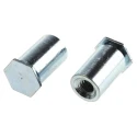 RS PRO Self-Clinching Standoff Stainless Steel, Zinc Plated, M4, 12mm Head Width, 827-518