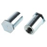 RS PRO Self-Clinching Standoff Stainless Steel, Zinc Plated, M4, 12mm Head Width, 827-518