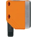 ifm electronic Through Beam Photoelectric Sensor, Block Sensor, 20 m Detection Range, PNP Output, IP67, M12 Connector, O5S200