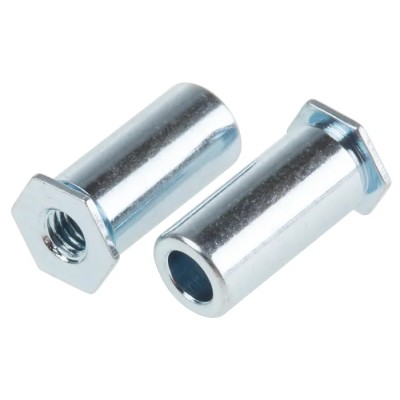 RS PRO Stainless Steel Zinc Plated Self-Clinching Standoff M3, 5.4mm Hole, 12mm Depth, 827-552