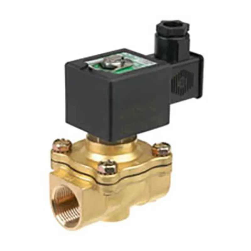 EMERSON ? ASCO 2 Port Solenoid Valve Brass Body, Normally Open, 1/2 in Rp Female, 24V AC, 16mm Orifice, 9 Bar E210C034-112