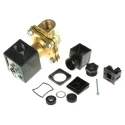 EMERSON ? ASCO 2 Port Solenoid Valve Brass Body, Normally Open, 1/2 in Rp Female, 24V AC, 16mm Orifice, 9 Bar E210C034-112