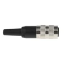 Amphenol Industrial 7 Pole Straight M16 DIN Socket Shielded Female Cable Mount, 4A, 100V, IP40, C 091 A Series T3485001