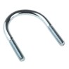 RS PRO Bright Zinc Plated Steel U-Bolt, Inside Width 60 mm, Thread Length 40 mm M10, 2 Nuts and Washers 829-968