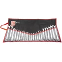 RS PRO 23-Piece Spanner Set 5/16 To 13/16 in Chrome Vanadium Steel 487-274