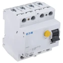 Eaton Residual Current Circuit Breaker 25A 3+N Pole 30mA Type A 500A 400V AC PXF-A Series 236772 PXF-25/4/003-A