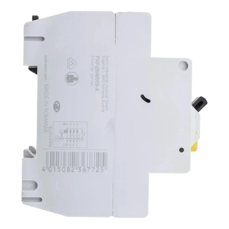 Eaton Residual Current Circuit Breaker 25A 3+N Pole 30mA Type A 500A 400V AC PXF-A Series 236772 PXF-25/4/003-A