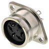 RS PRO 5 Pole Straight Standard DIN Socket Bayonet Chassis Mount Female 1A 100V AC YE-139XS 490-894