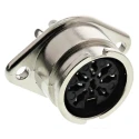 RS PRO 8 Pole Straight Standard DIN Socket, Chassis Mount, Female, Bayonet Lock, 1A, 100V AC, Shielded, YE-139XS 490-901