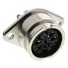 RS PRO 8 Pole Straight Standard DIN Socket, Chassis Mount, Female, Bayonet Lock, 1A, 100V AC, Shielded, YE-139XS 490-901