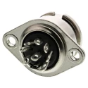 RS PRO 8 Pole Straight Standard DIN Socket, Chassis Mount, Female, Bayonet Lock, 1A, 100V AC, Shielded, YE-139XS 490-901