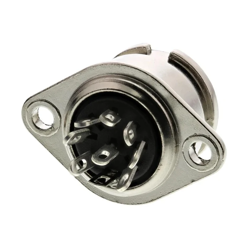 RS PRO 8 Pole Straight Standard DIN Socket, Chassis Mount, Female, Bayonet Lock, 1A, 100V AC, Shielded, YE-139XS 490-901