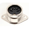 RS PRO YE-139XS 5 Pole Straight Standard DIN Socket, 4A, 100V AC, Bayonet Chassis Mount Female 490-977
